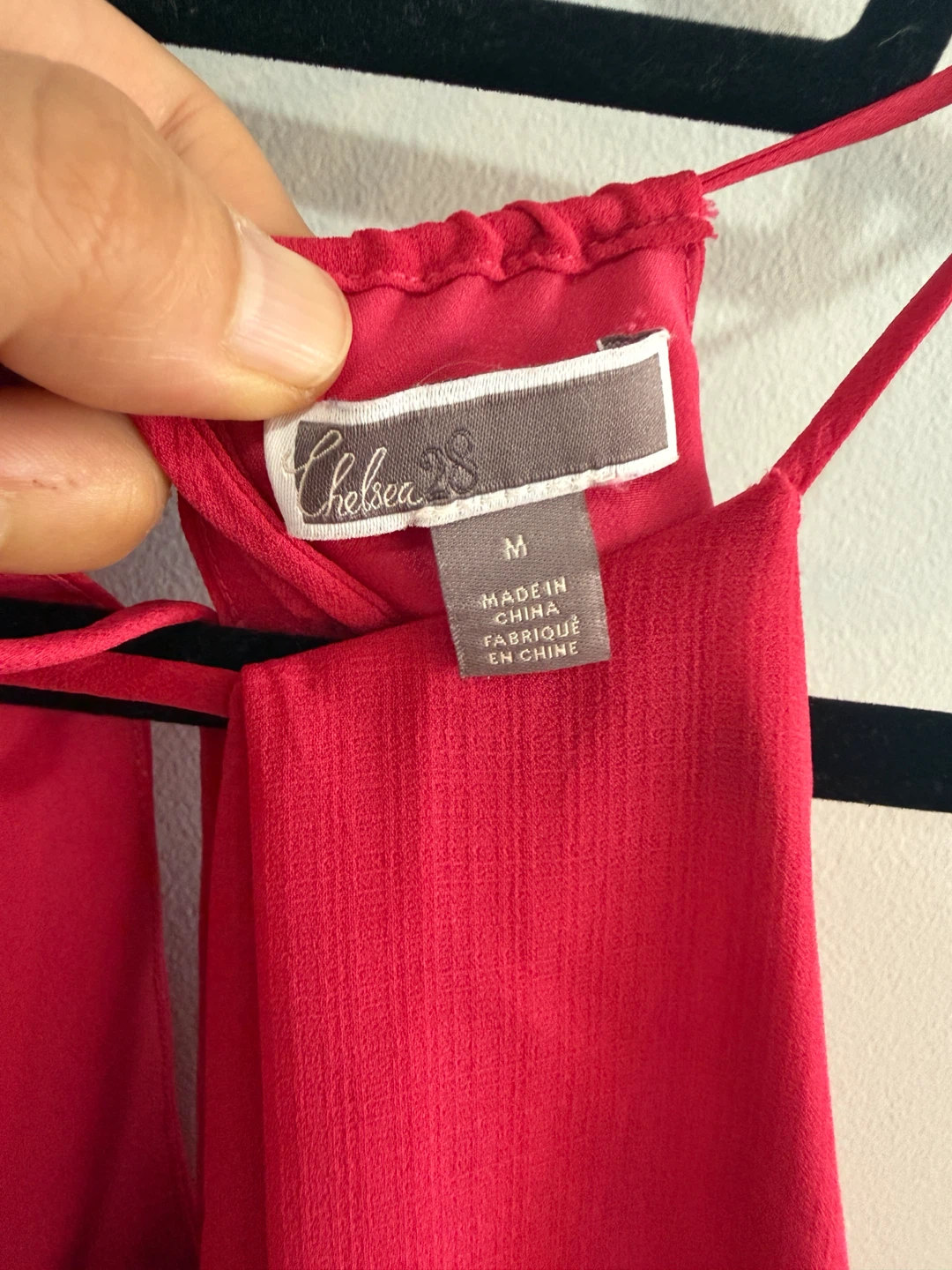 Pink Tiered Halter Dress (M) - photo 5