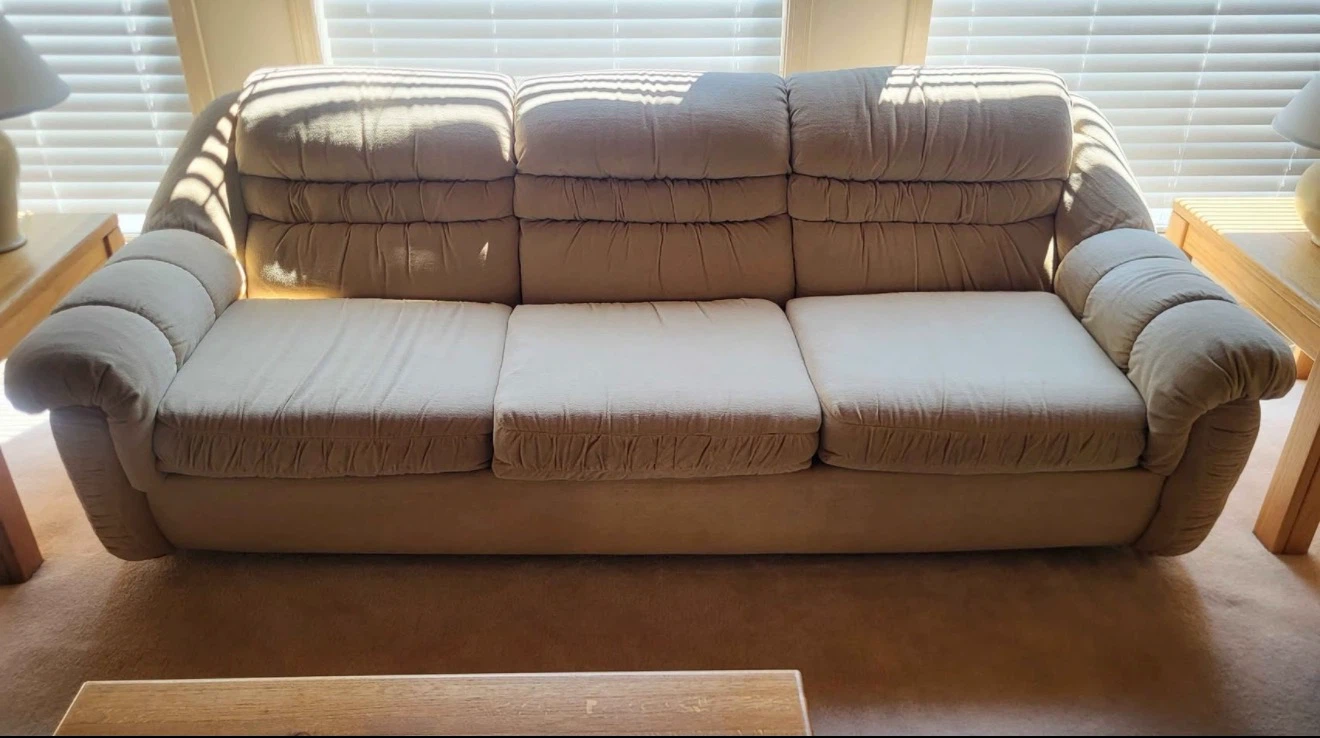 Beige Sofa Set - 3 Seater and 2 Seater - photo 2