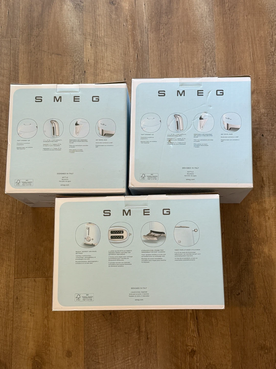 Smeg Kettles and toaster bundle - photo 2