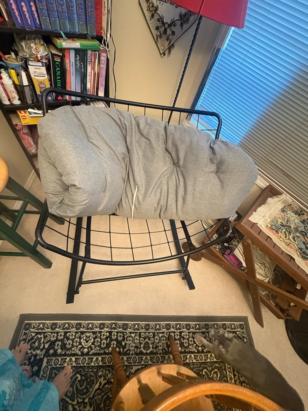 Grey Saucer Chair with Soft Cushions - photo 3