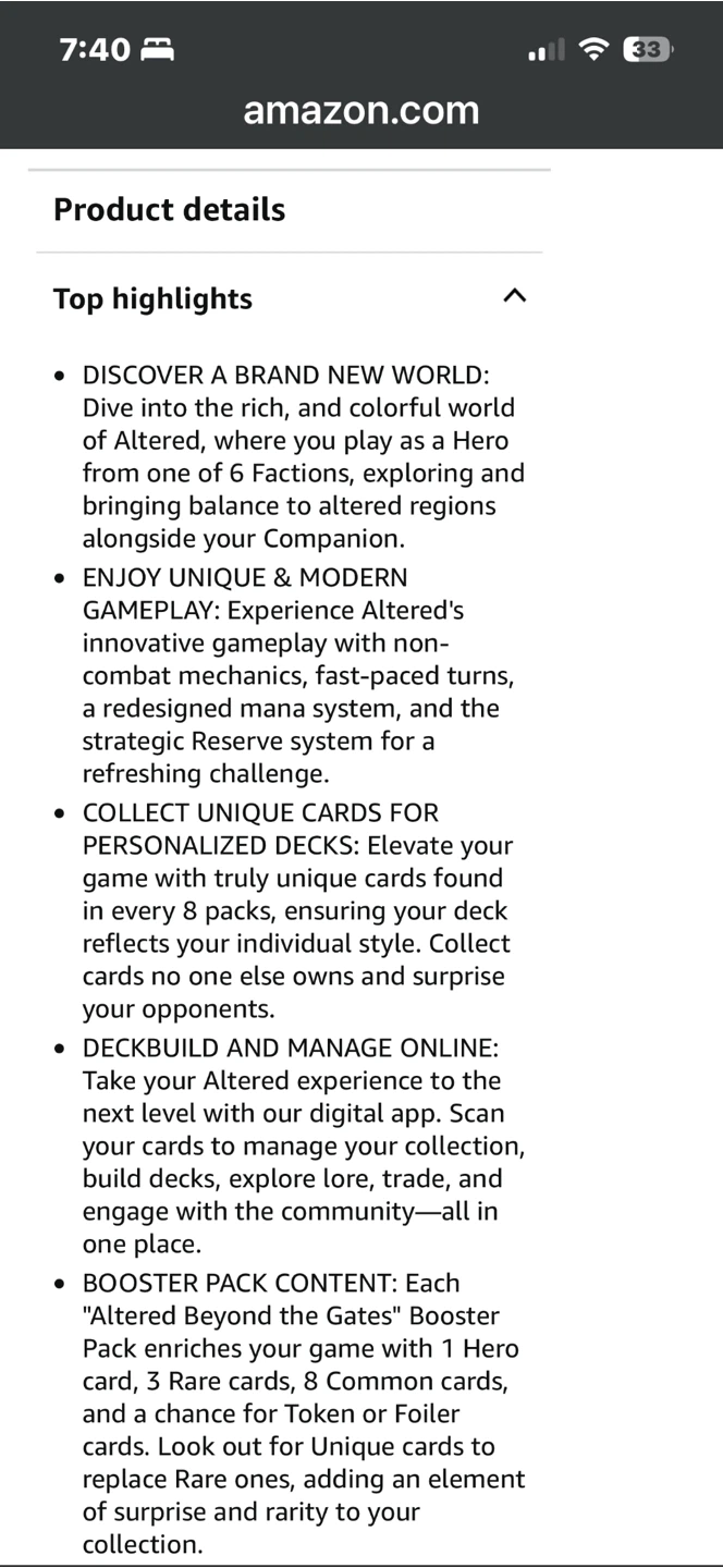 Altered Beyond The Gates Booster Packs (3) - photo 3