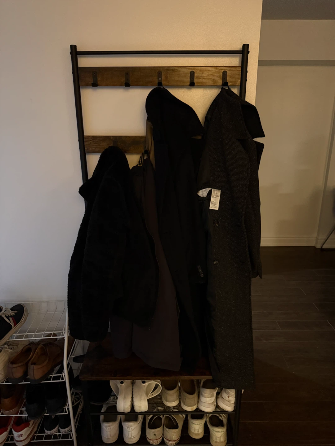 Coat Rack and Shoe Bench