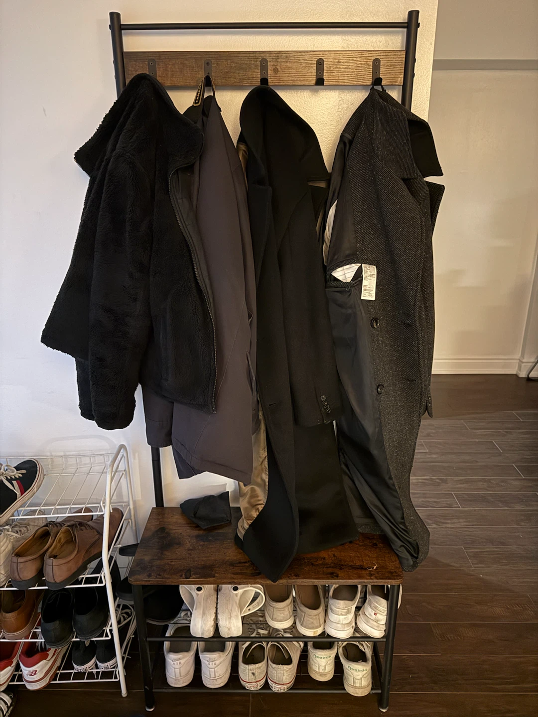 Coat Rack and Shoe Bench - photo 2