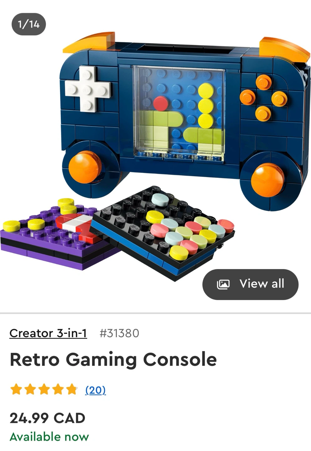 Lego Creator 3-in-1 Retro Gaming Console 31380 - photo 3