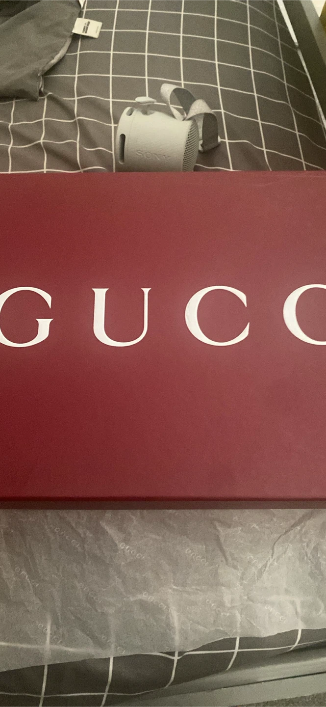 Gucci Men's Ace Sneaker Green/White Leather