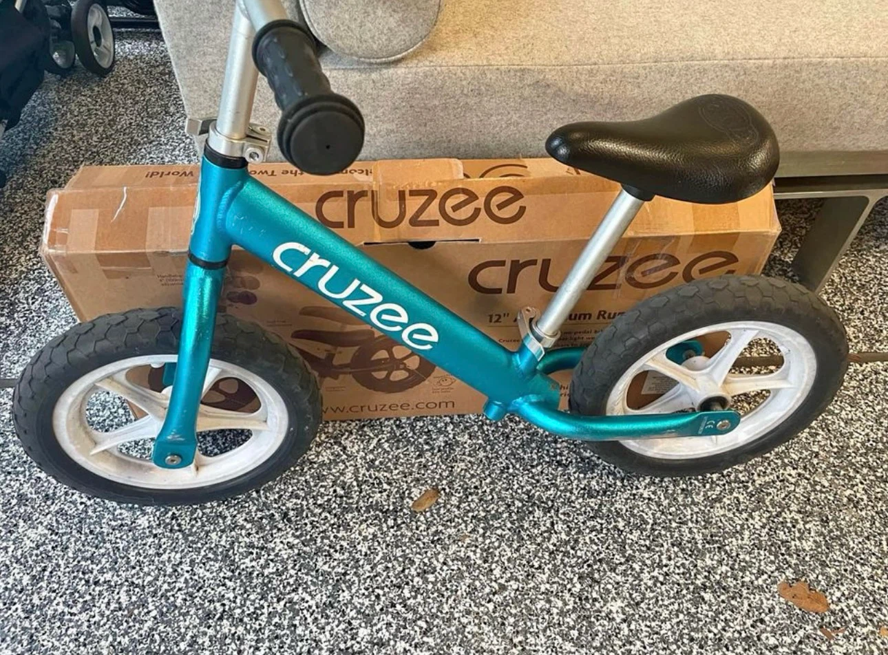 Cruzee Balance Bike - Teal - photo 2