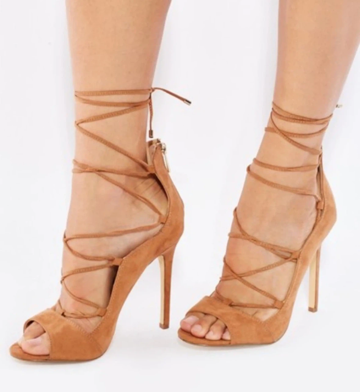 Call-It-Spring Lace-Up Heels