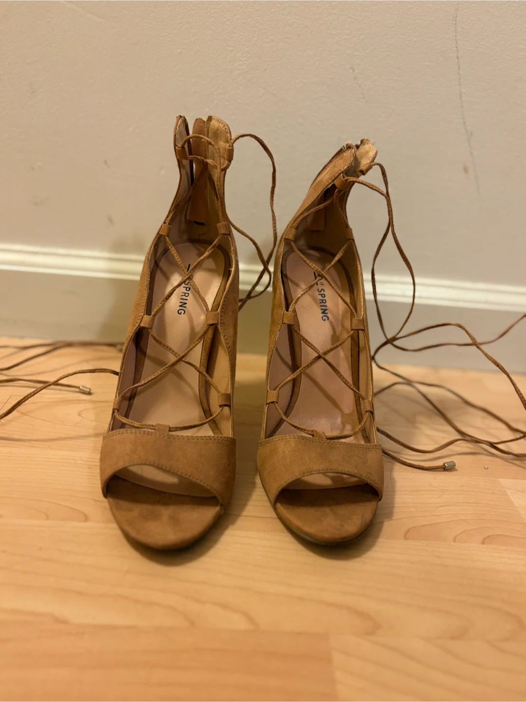 Call-It-Spring Lace-Up Heels - photo 4