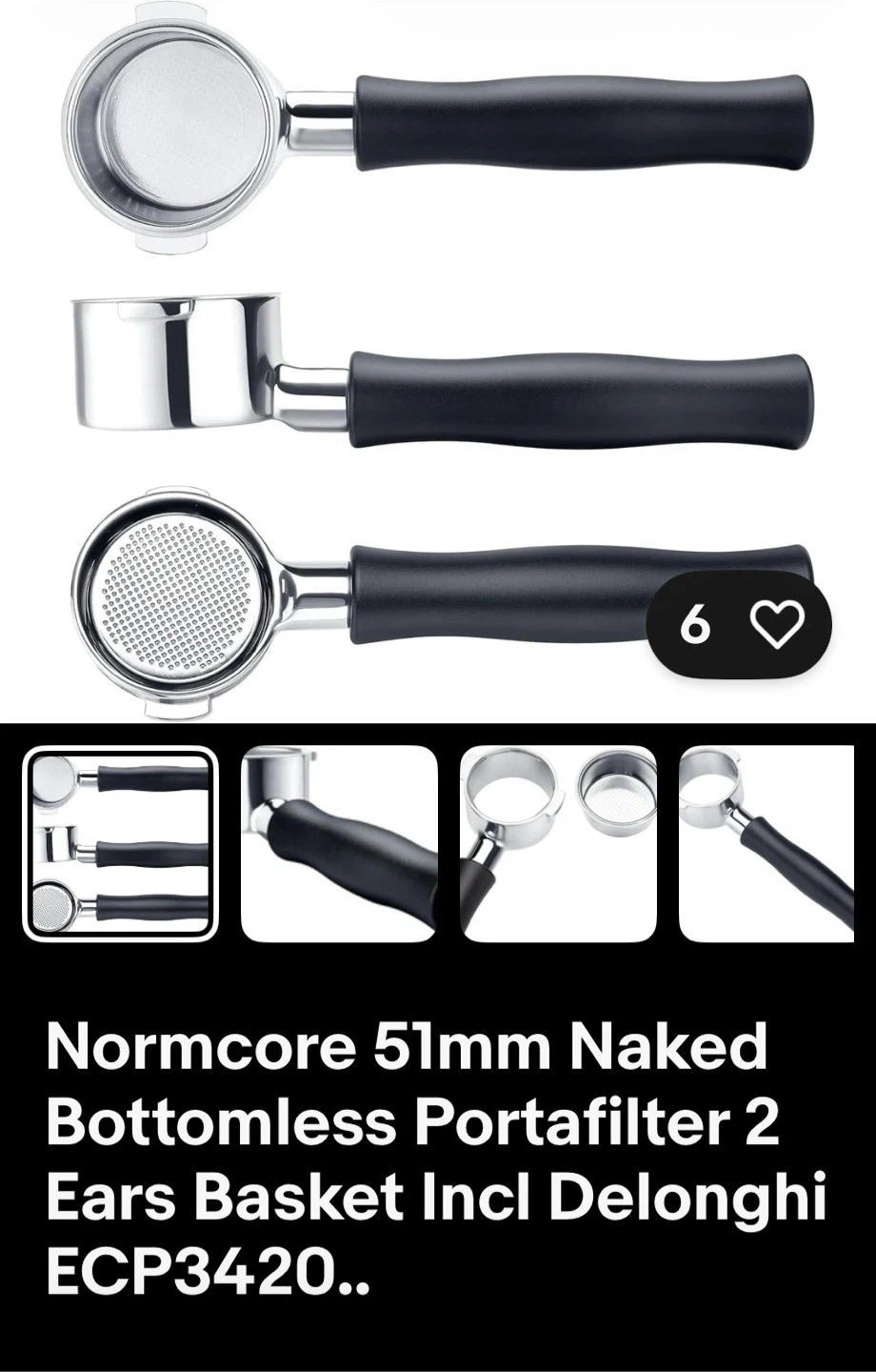 Normcore 51mm Naked Portafilter