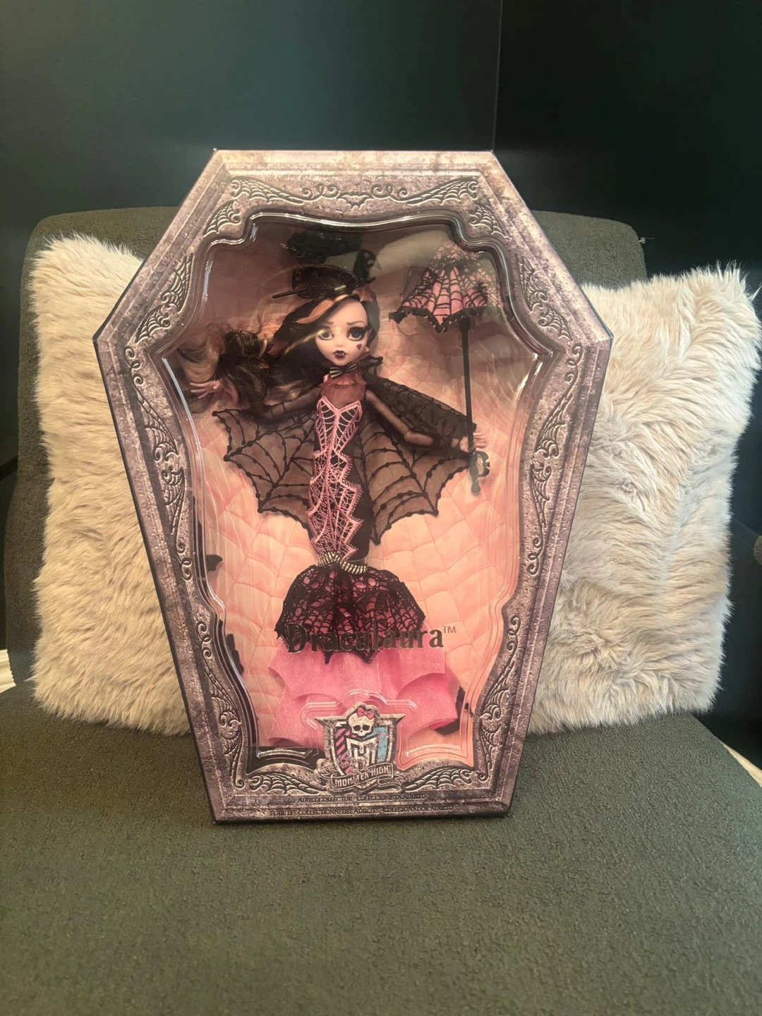 Monster High Adult Collector Draculaura Doll in Coffin Box