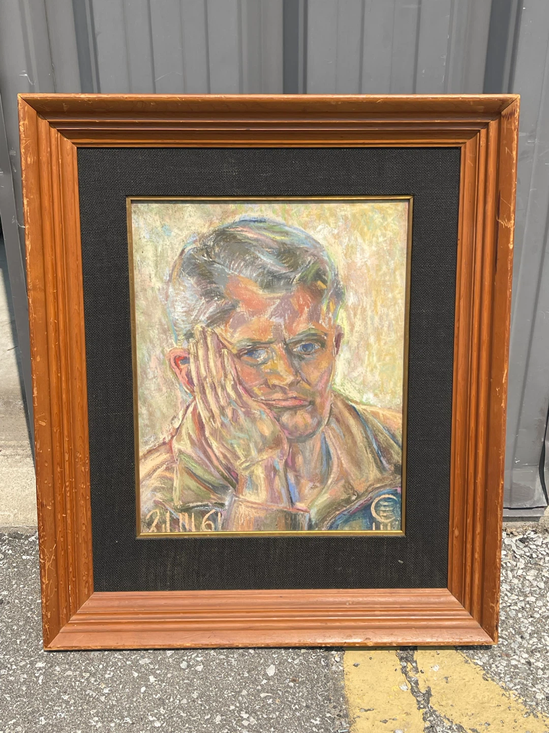 Framed Portrait Painting