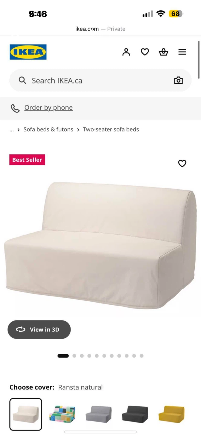 IKEA sofa bed (Moving Sale) - photo 2