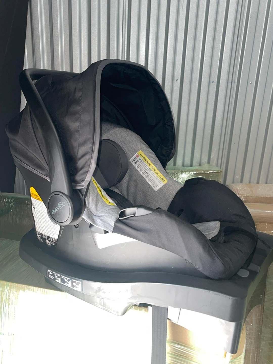 Evenflo Infant Car Seat with Base + Free Baby Item