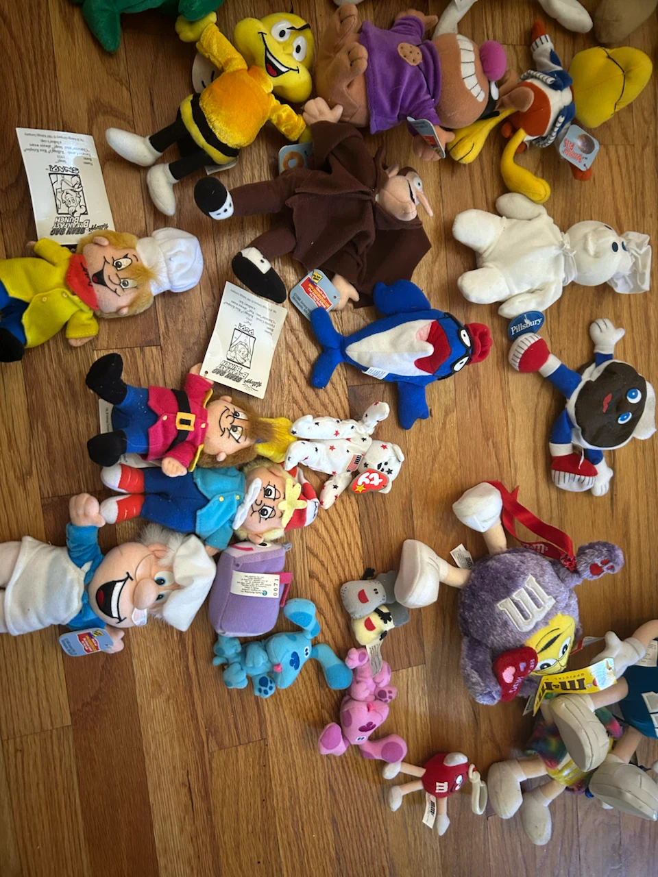 Assorted beanie Plush Toys Lot