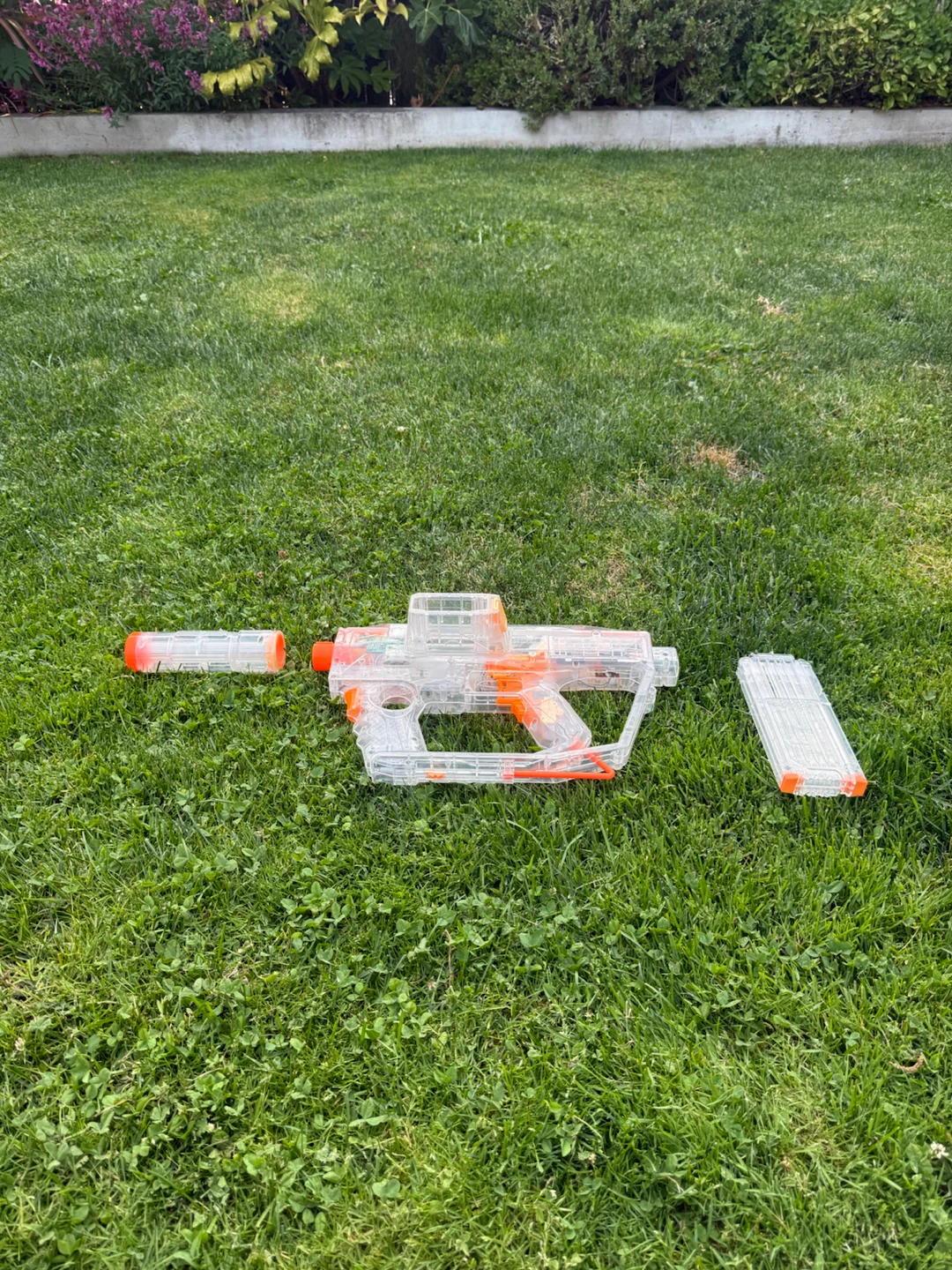 NERF Transparent Toy Blaster with Light-up Feature