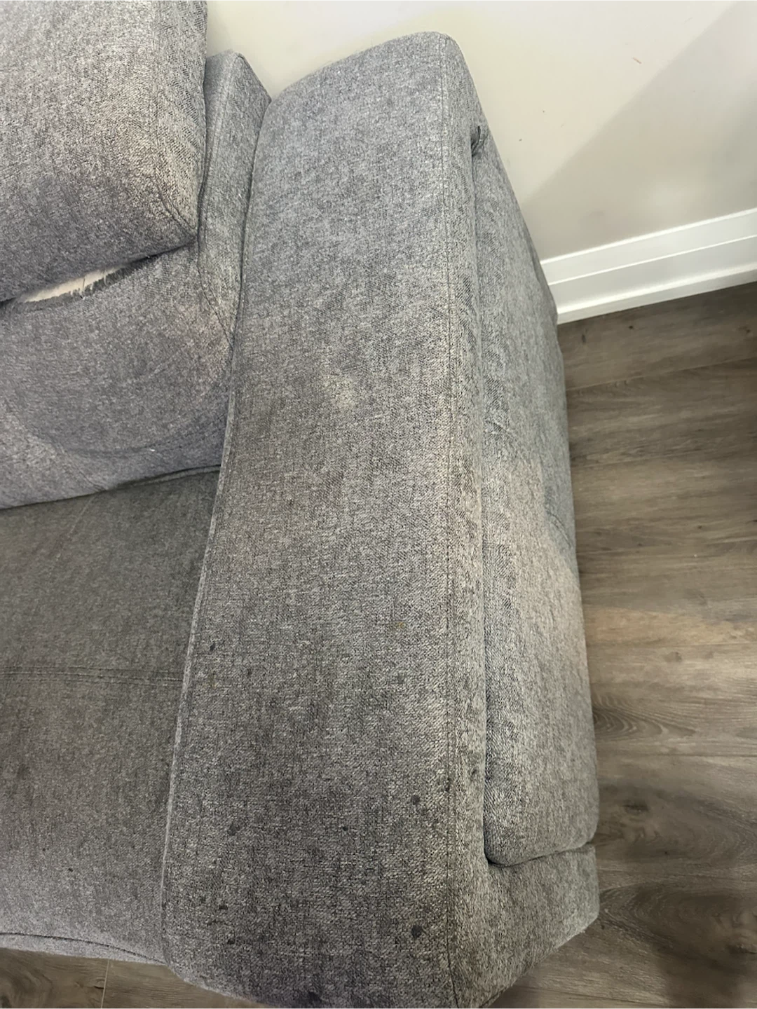 Grey Sectional Sofa with Storage - photo 2