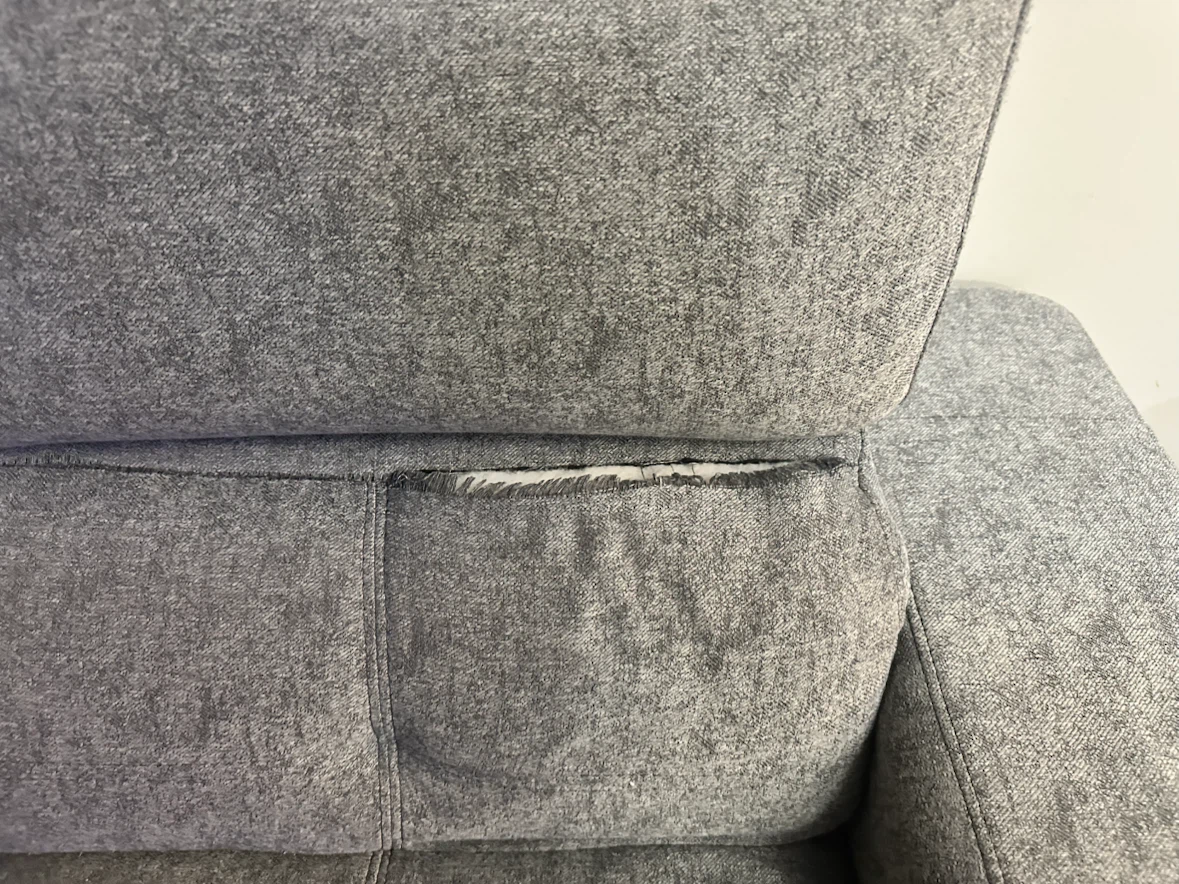 Grey Sectional Sofa with Storage - photo 5
