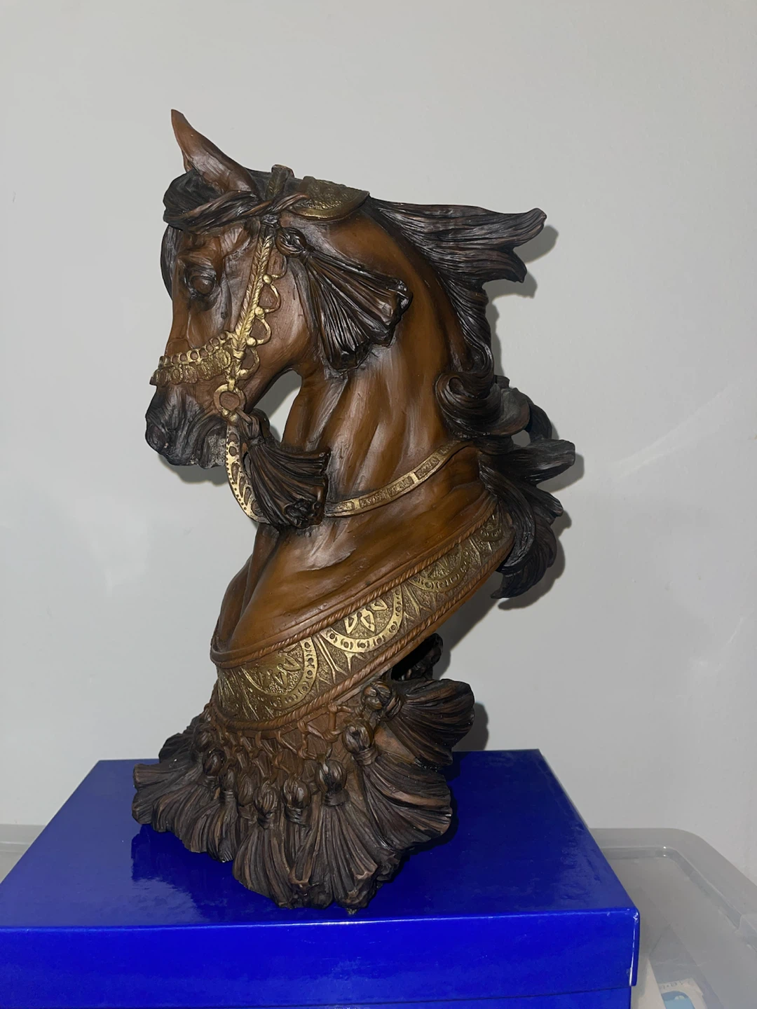 Decorative Horse Head Bust Sculpture