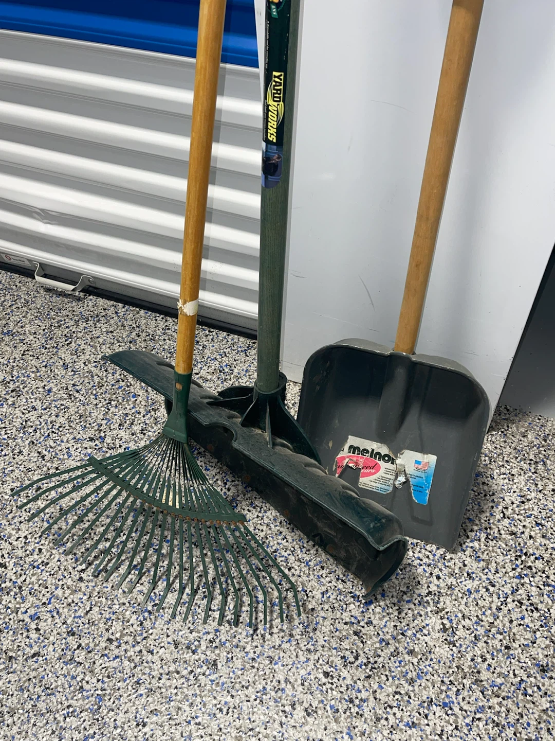 Yard Tools - Rake, Shovel & Snow Push