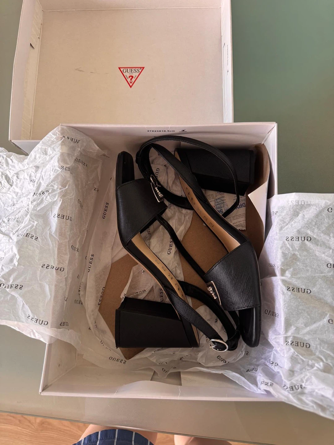 Guess Black Block Heel Sandals - photo 3
