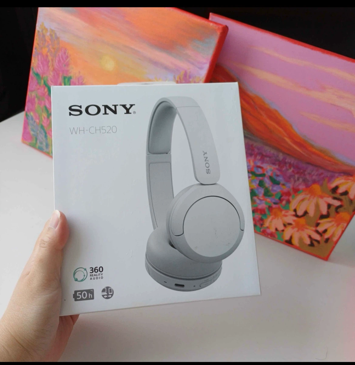 Sony Wireless Headphones - White