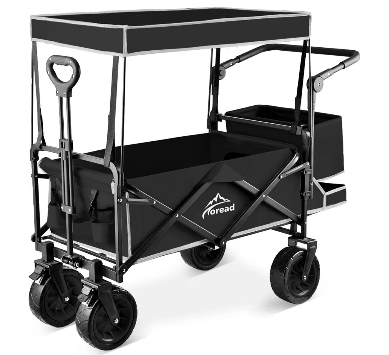 (READ FIRST) Collapsible Wagon Cart, sold as-is