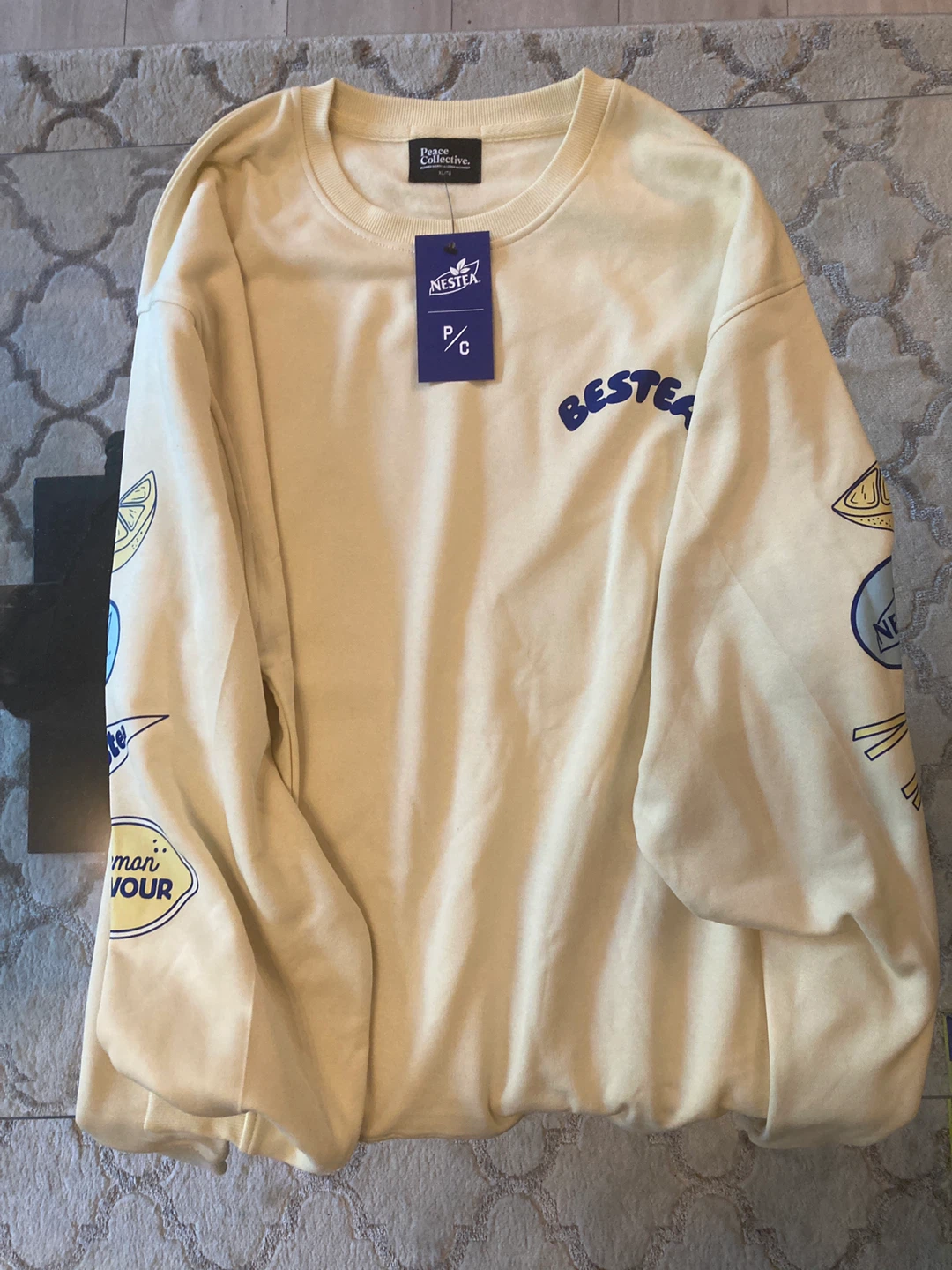 Cute Nestea BESTEA Lemon Iced Tea Graphic Sweatshirt - photo 2