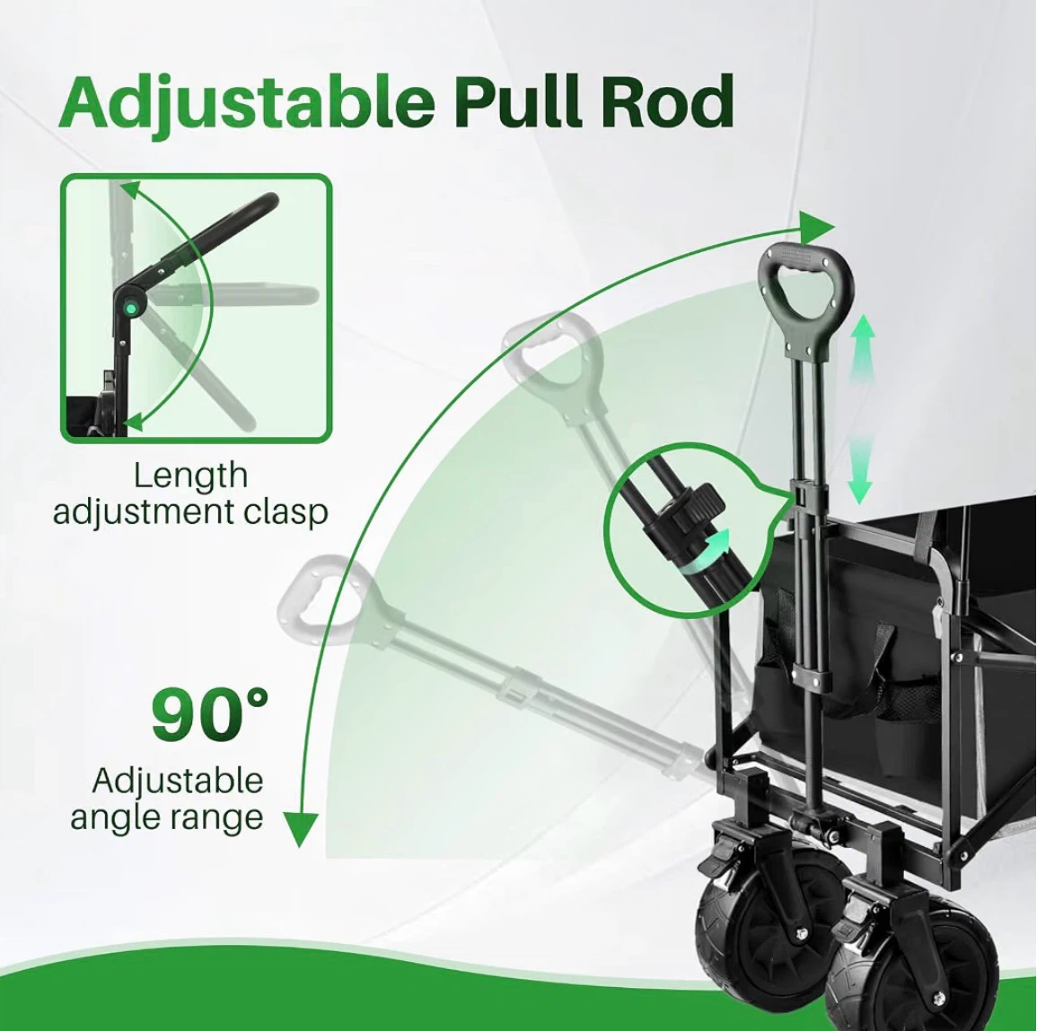 (READ FIRST) Collapsible Wagon Cart, sold as-is - photo 5