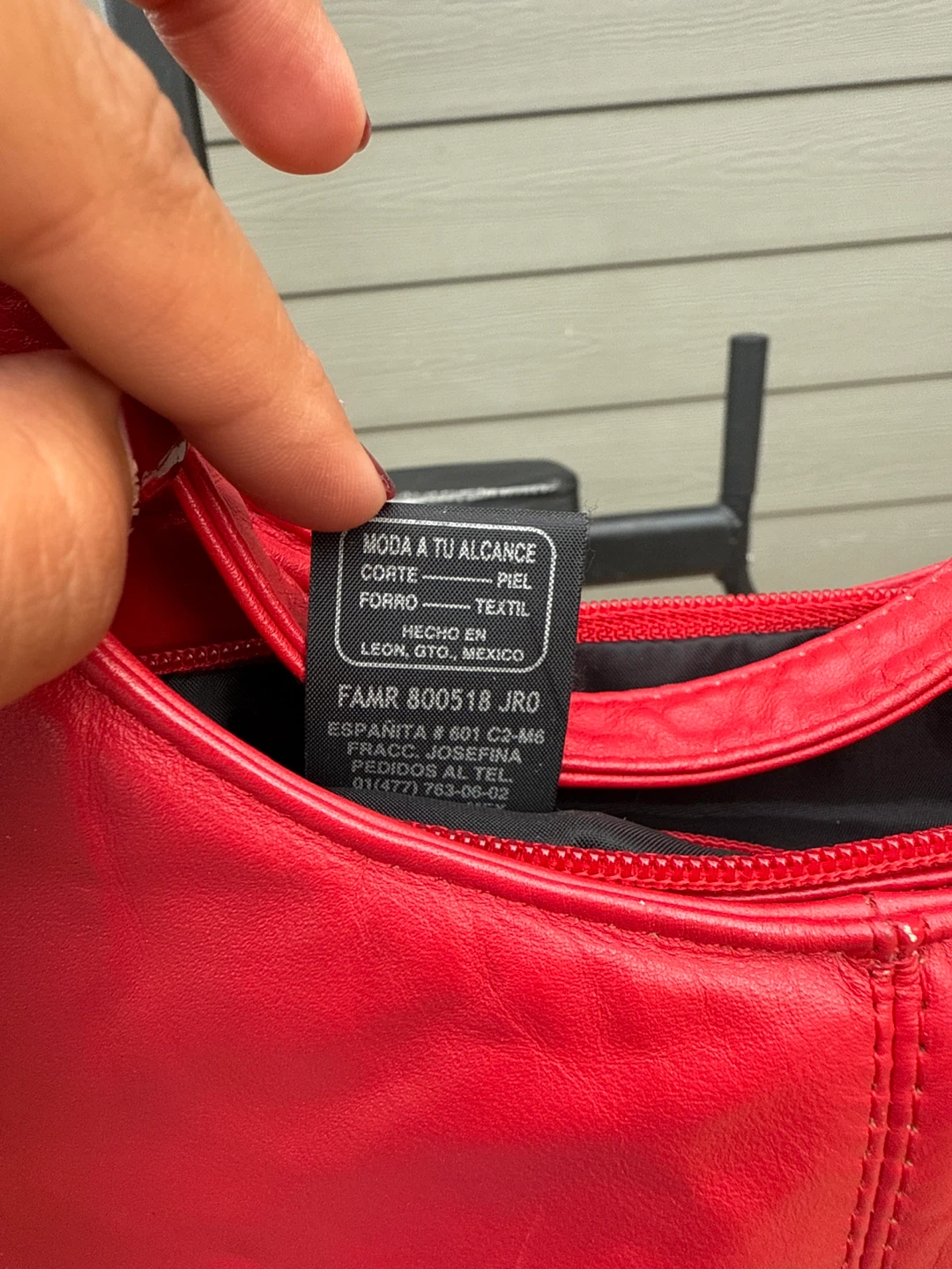 Capezio Red Leather Handbag - photo 3