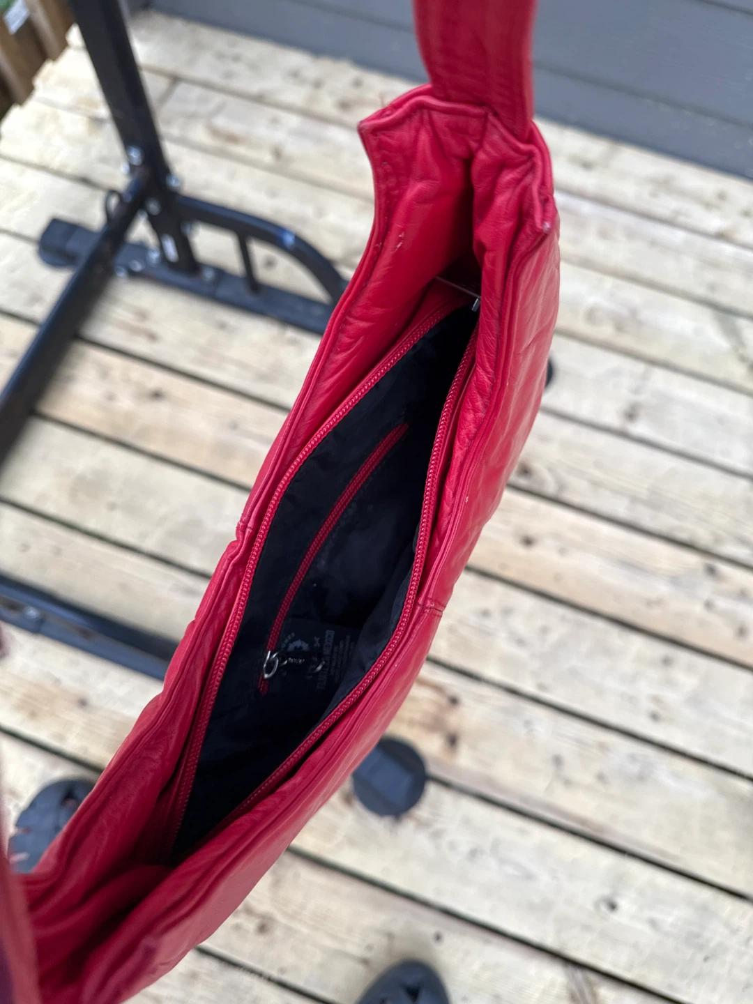Capezio Red Leather Handbag - photo 5
