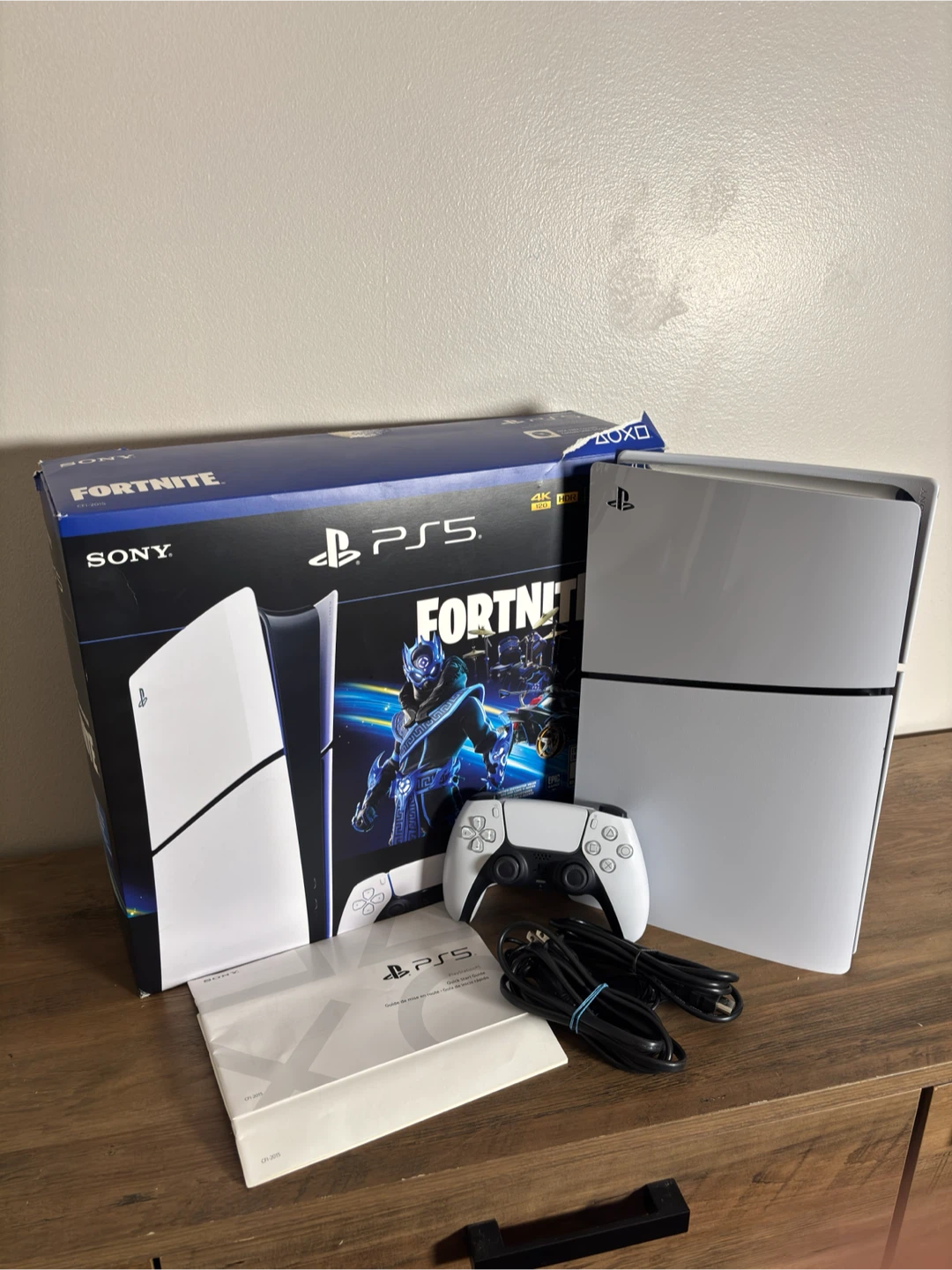 PS5 Slim Digital 1TB Fortnite Edition + Controller - Be Quick! - photo 2