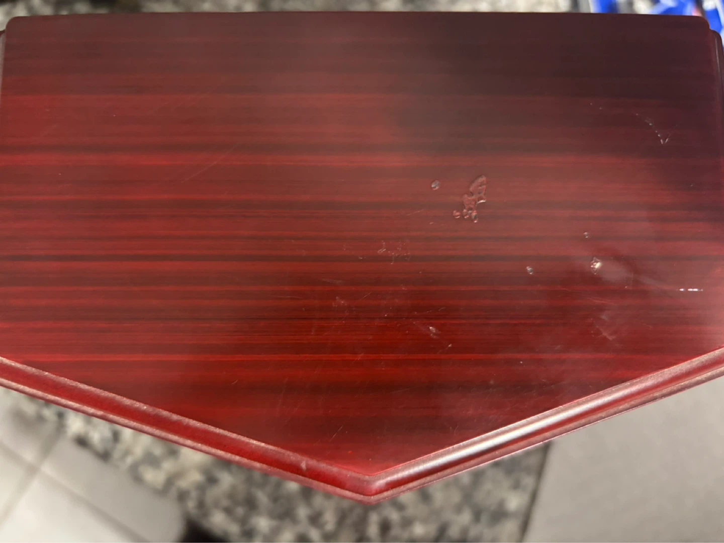 Faux Wooden Jewelry Box with Mirrored Lid - photo 2