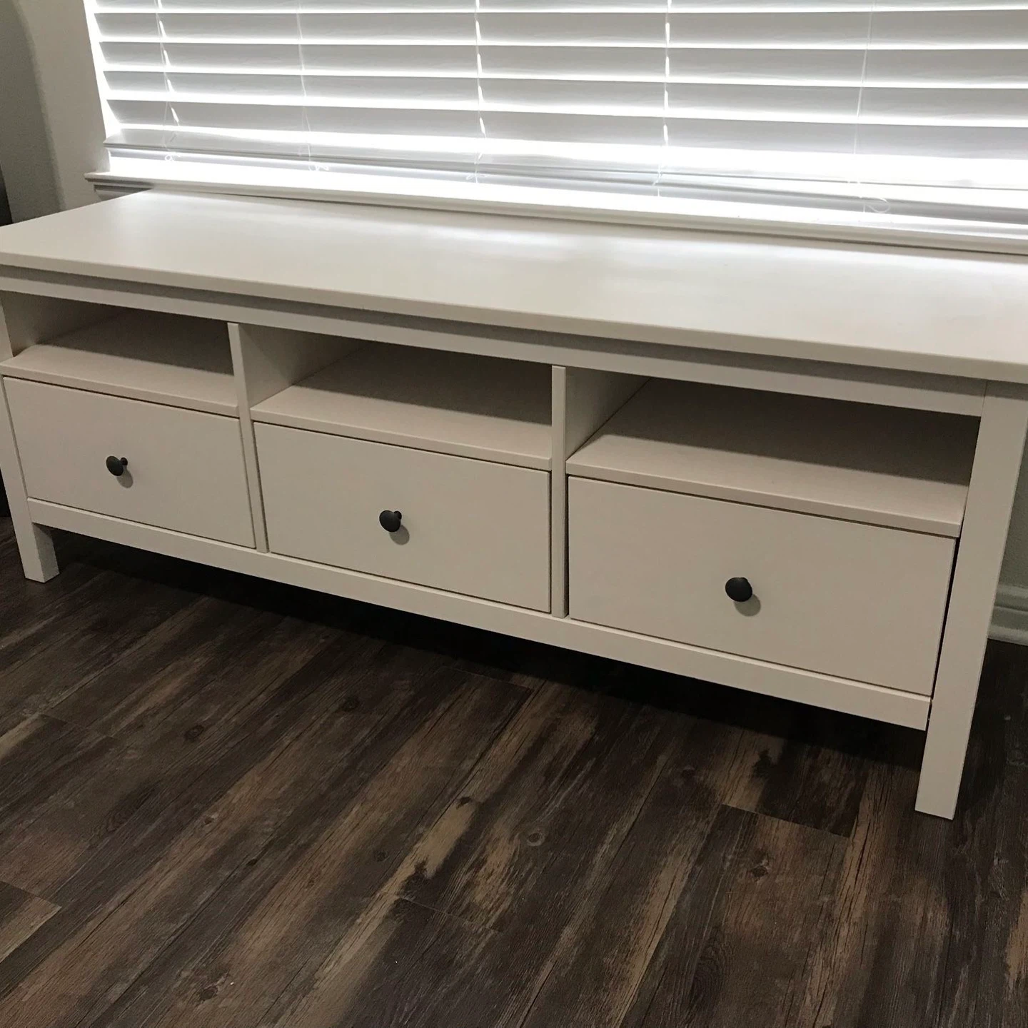 IKEA HEMNES TV stand with 3 drawers
