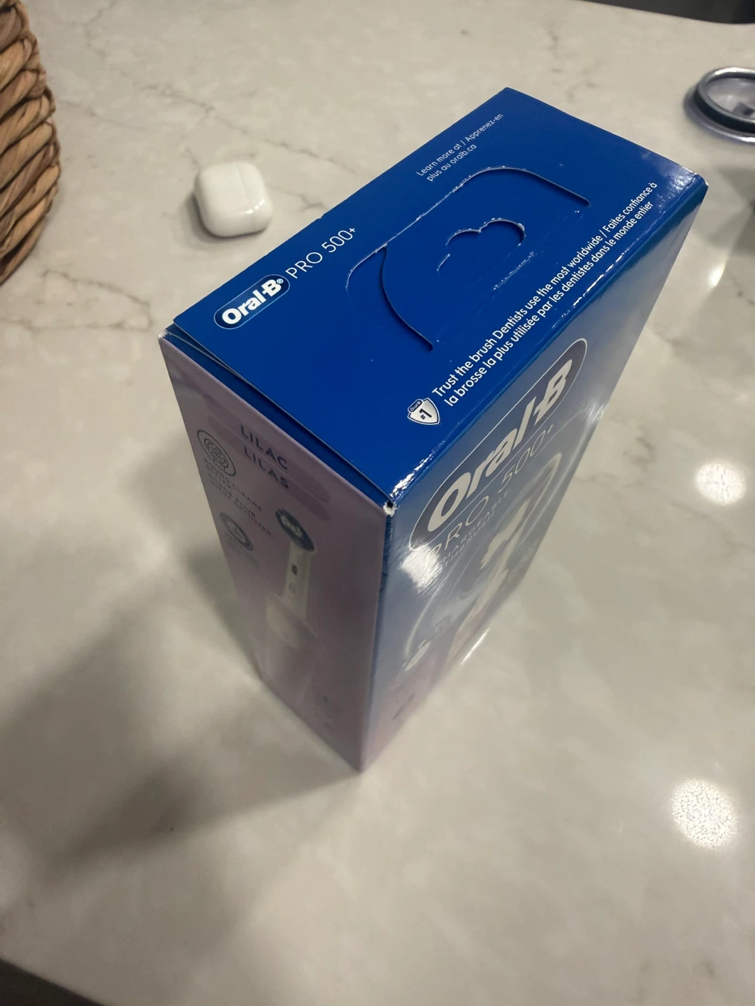 Oral-B Pro 500+ Rechargeable Toothbrush - Lilac - photo 2