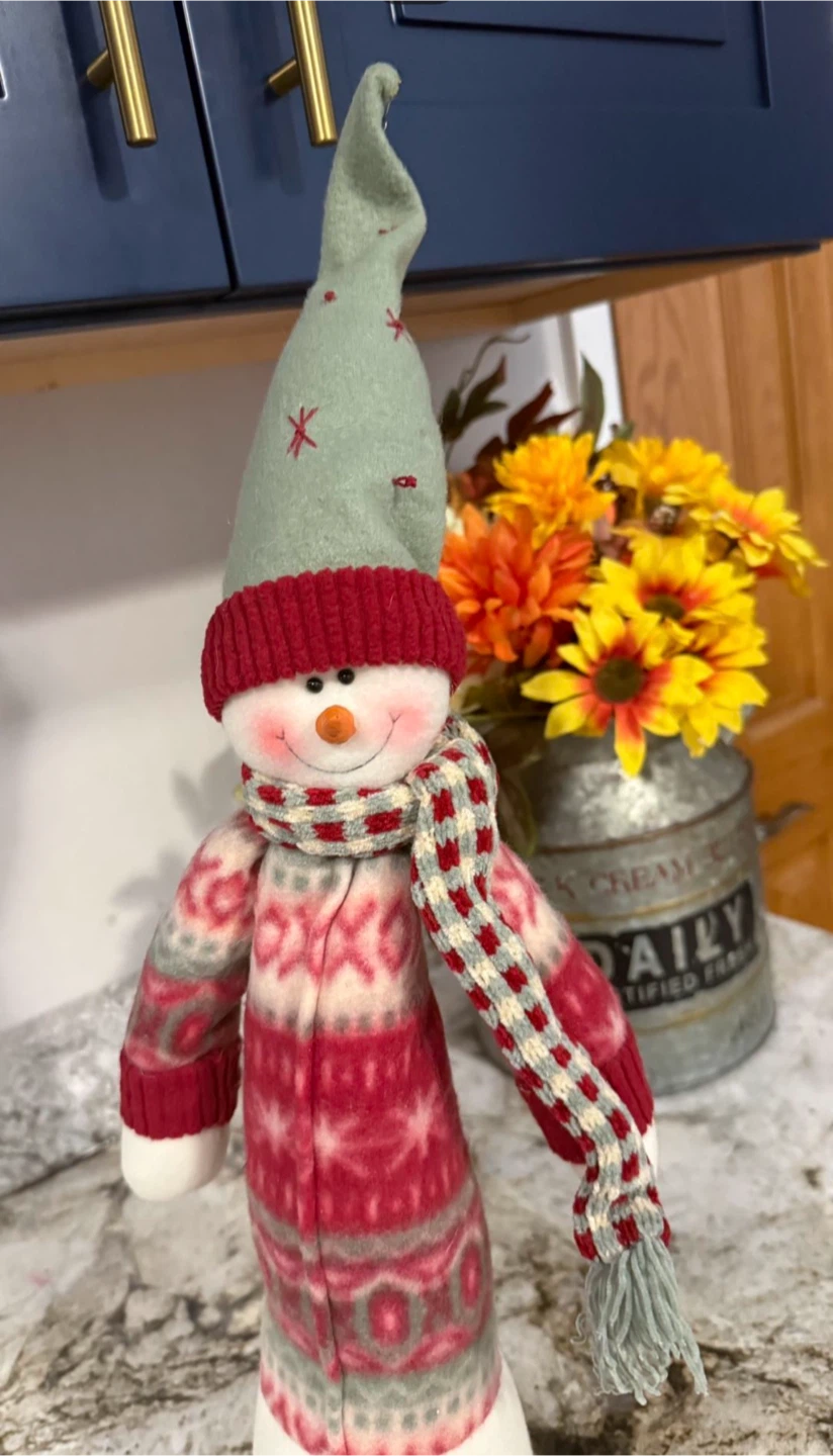 Decorative Snowman Christmas Figure 23” inches H - photo 2