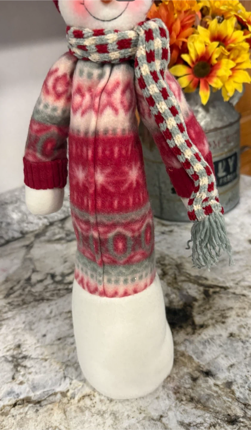 Decorative Snowman Christmas Figure 23” inches H - photo 3