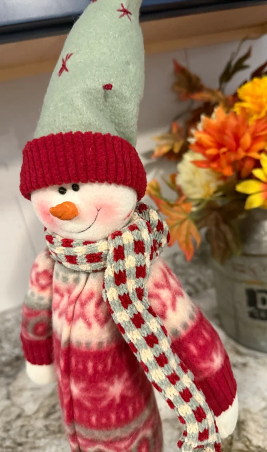 Decorative Snowman Christmas Figure 23” inches H - photo 4