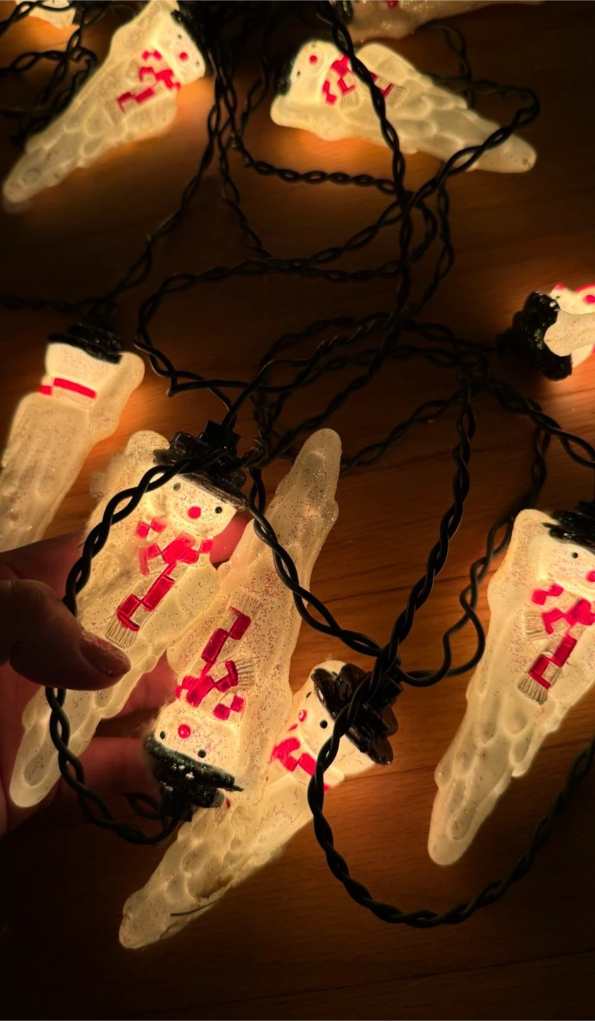 Vintage Snowman Christmas Lights - photo 2