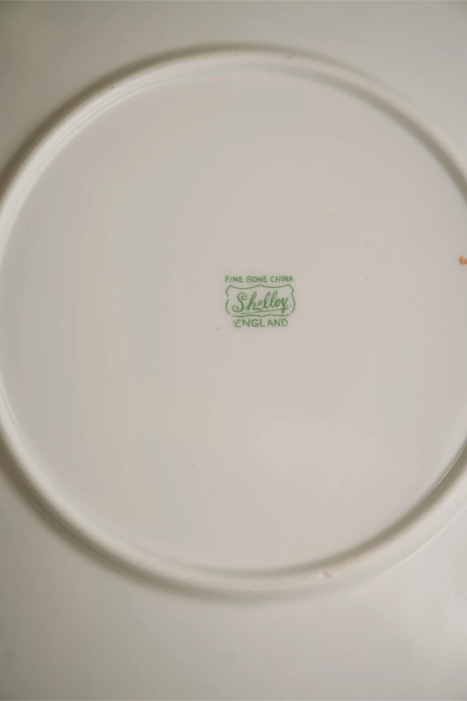Shelley England Fine Bone China Serving Plate with Gold Trim - photo 2