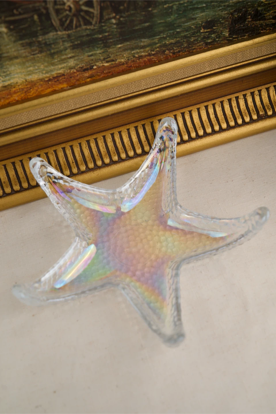 Iridescent Glass Starfish Dish - photo 2