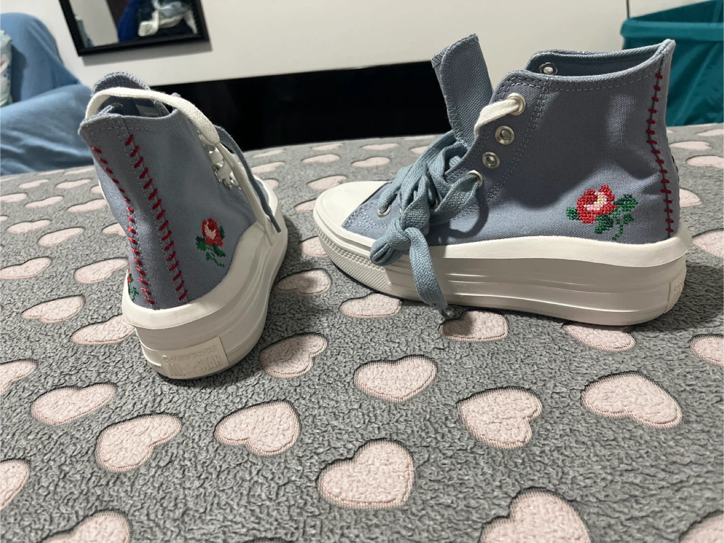 Converse Chuck Taylor All Star Platform Floral Embroidered