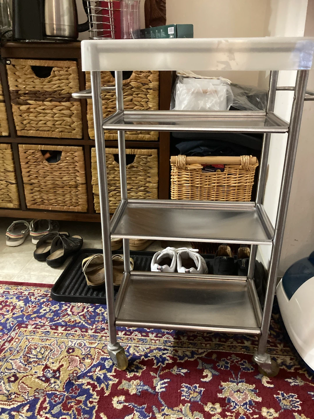 IKEA Stainless Steel Cart