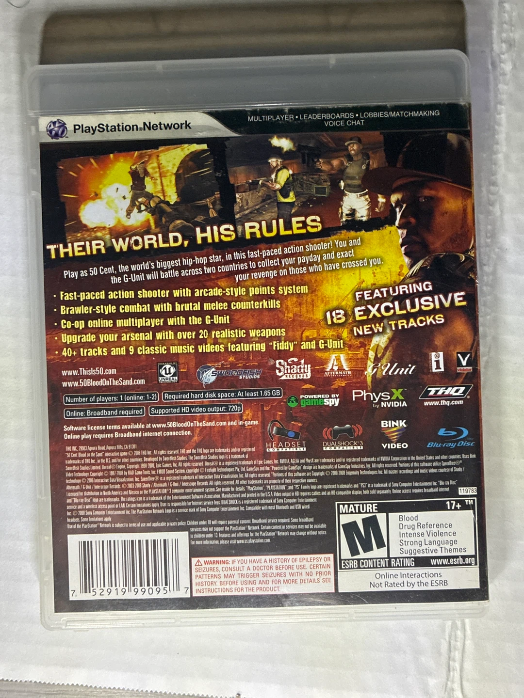 50 Cent: Blood on the Sand - PlayStation 3 Game - photo 2