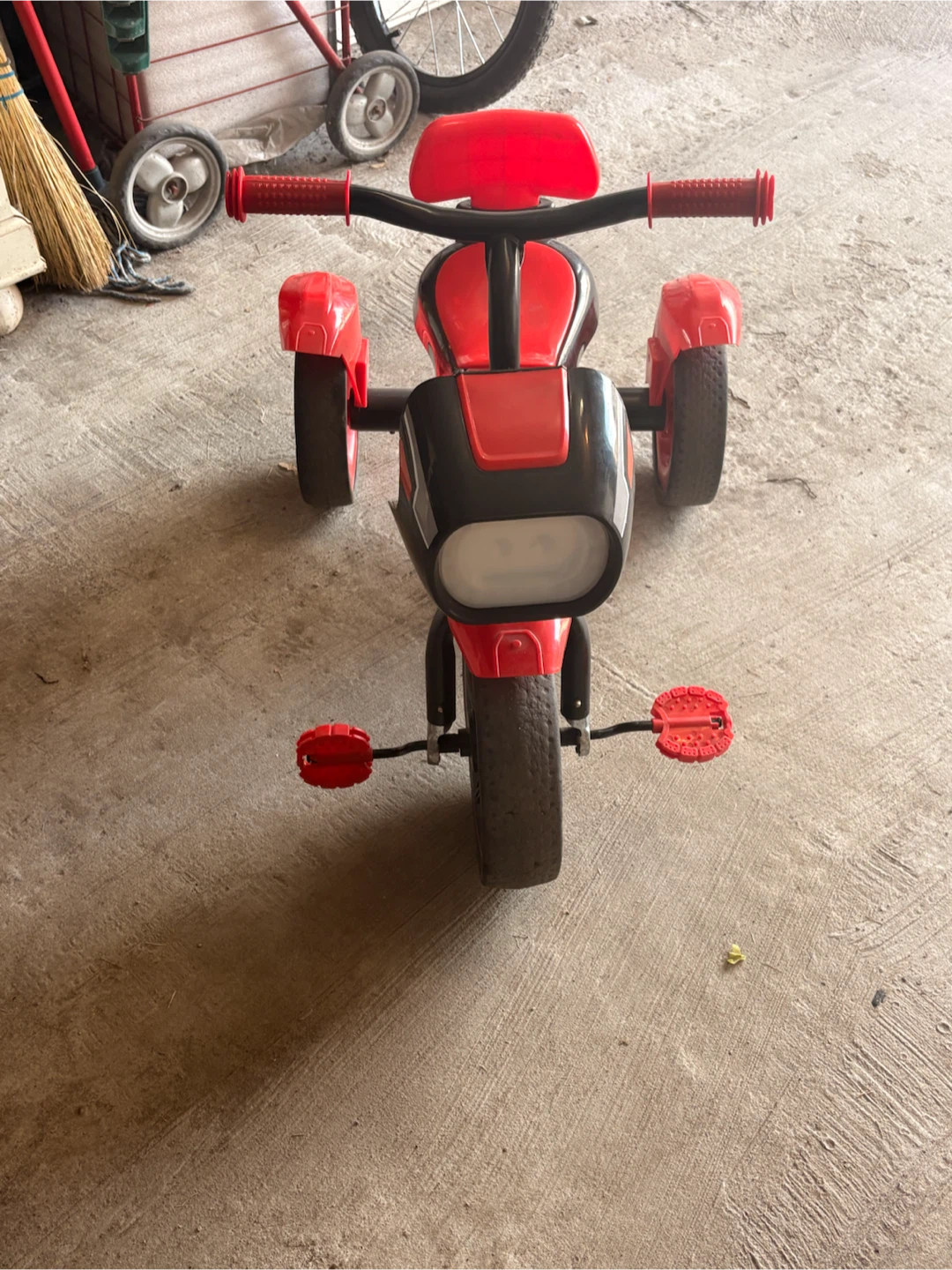 Red and Black Kids Tricycle