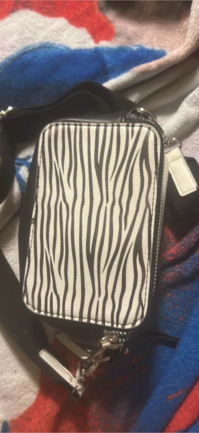 Zebra Print Crossbody Bag - photo 3
