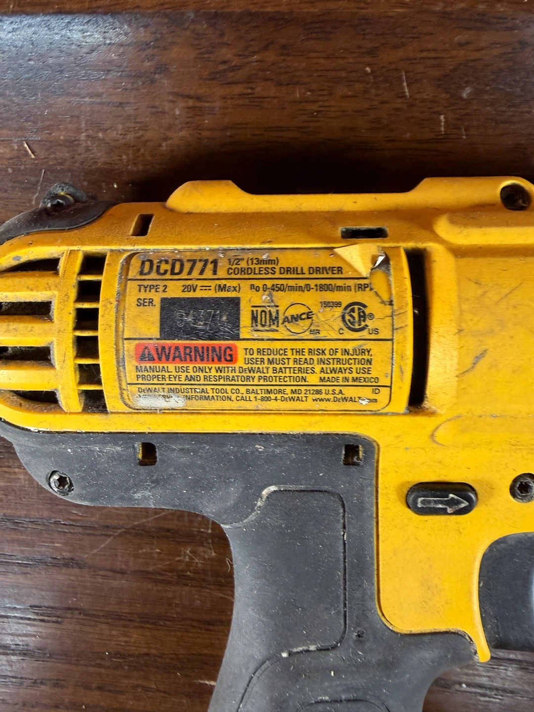 DEWALT DCD771 20V MAX Lithium-Ion 1/2 inch Cordless Drill/Driver - photo 3