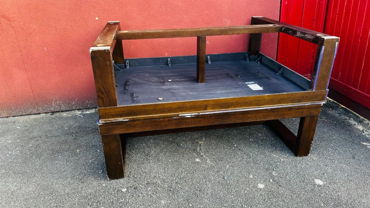 2 Brown Wooden Coffee Table - photo 2