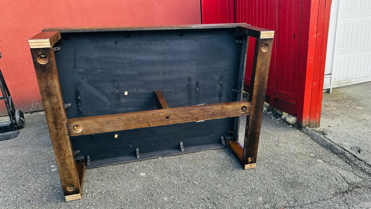 2 Brown Wooden Coffee Table - photo 3