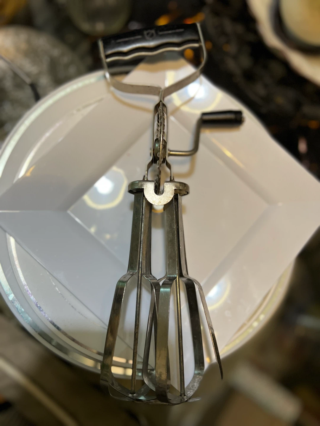 Vintage Manual Egg Beater Mixer