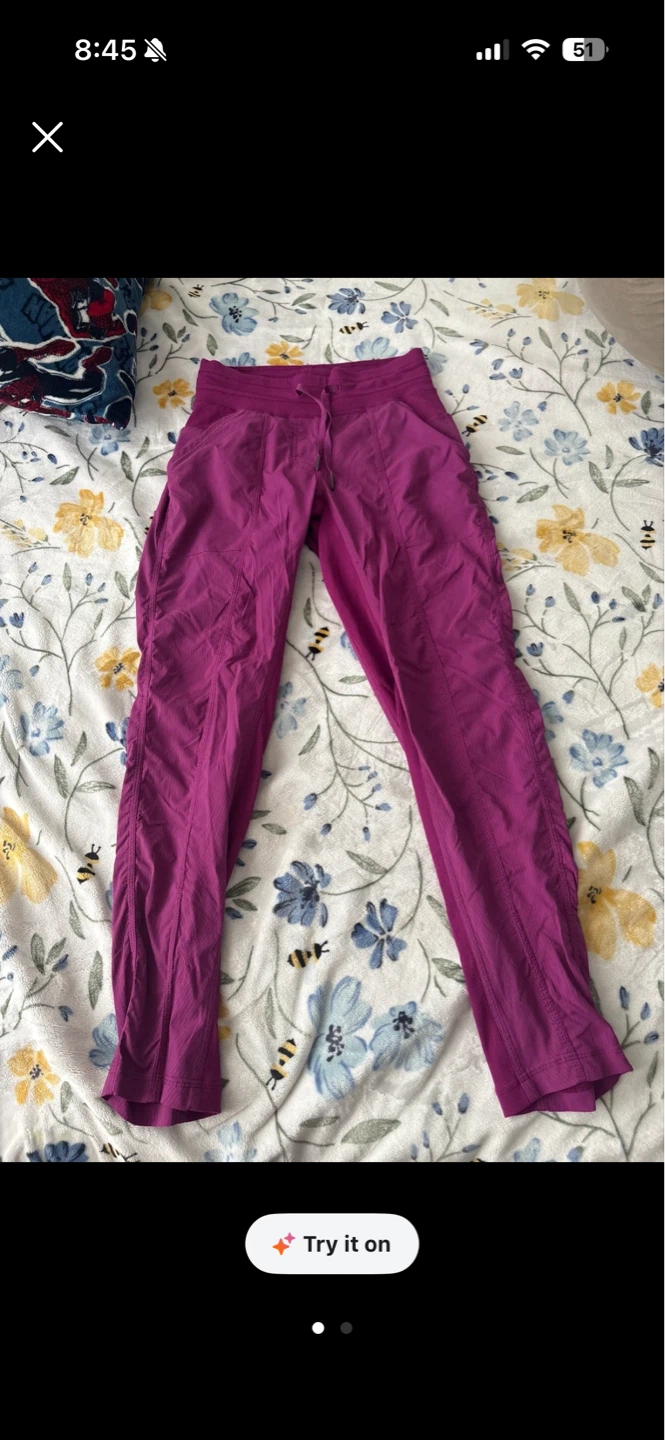 LululemonPurple Active Pants size 2